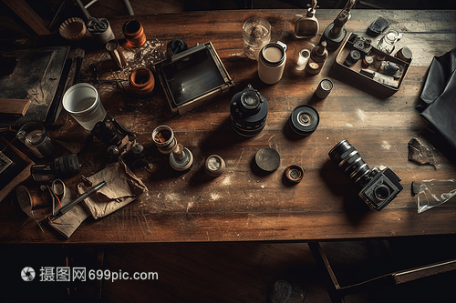 桌面上的摄影设备 专业摄像及制作服务指南